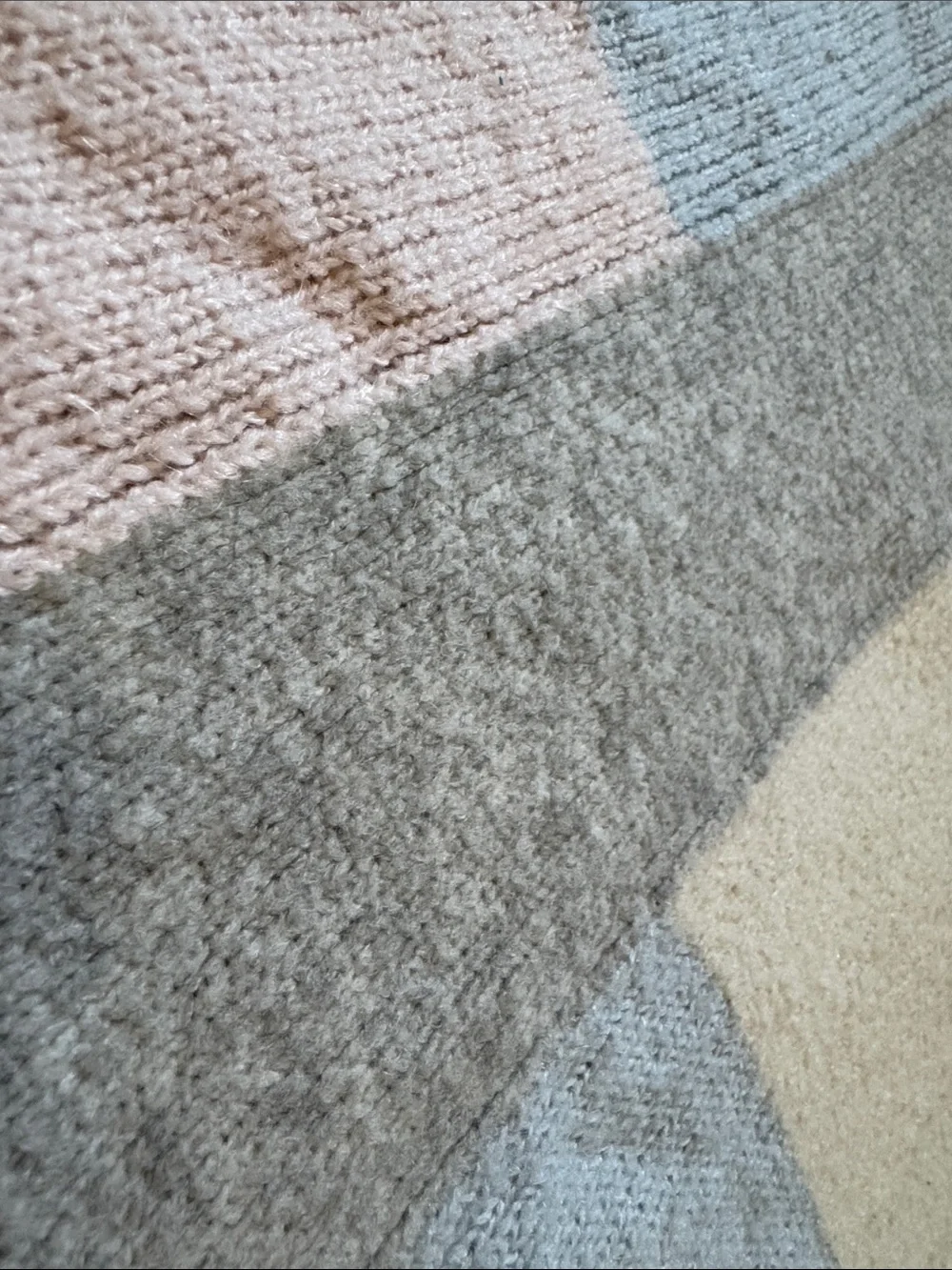 Adam Lippes Pastel Colorblock Crewneck Sweater Mohair wool blend size small
